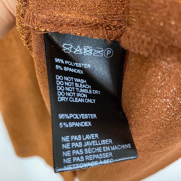 NWT Urban Outfitters Wrap Dress Rust/Burnt Orange Women’s S — Fall Spice - Picture 5 of 6